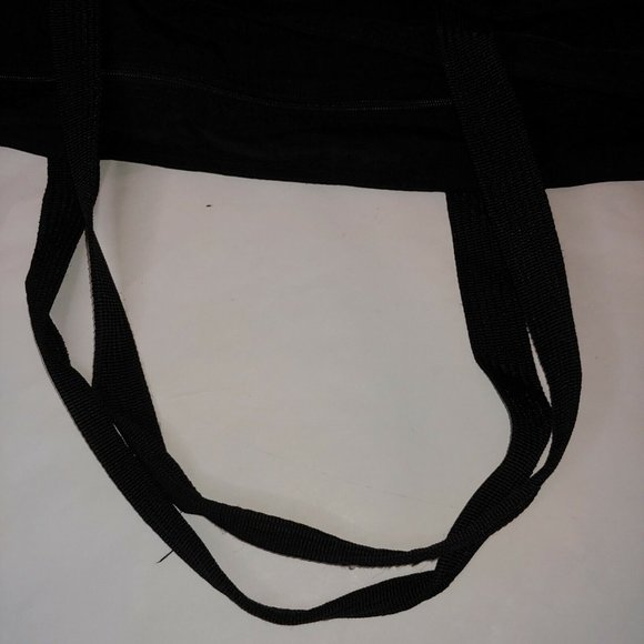 Vintage NASCAR Bobby Labonte #18 Duffle Bag Black Embroidered Retro Travel 14x20 - Picture 5 of 7